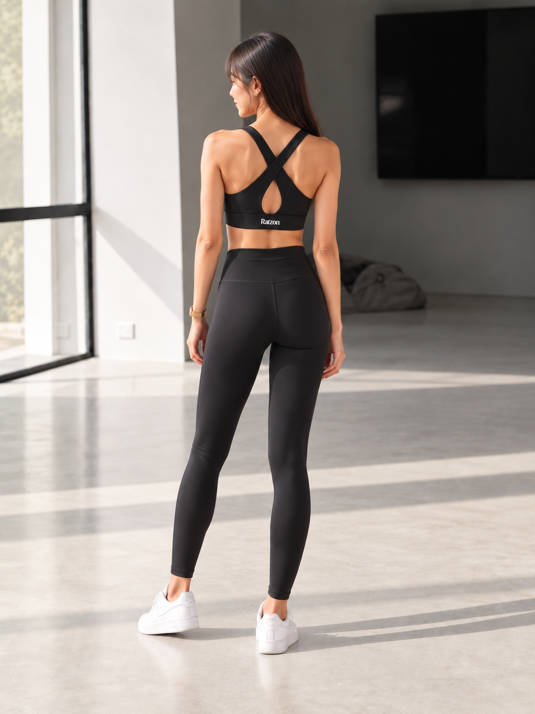 Ratzon Essentials Bra & Legging Set - Black